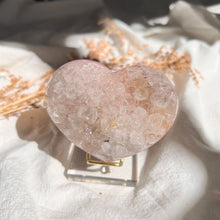 Load image into Gallery viewer, Pink Amethyst Heart HA
