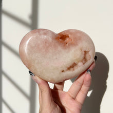 Load image into Gallery viewer, pink amethyst heart OAD
