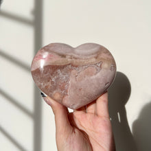 Load image into Gallery viewer, pink amethyst heart OAF
