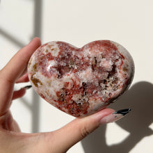 Load image into Gallery viewer, pink amethyst heart OAI
